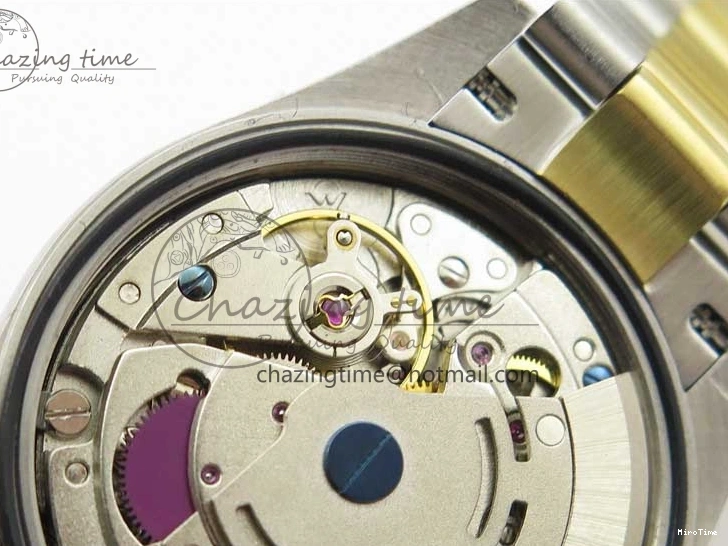 MiroTime 0127 SoftTouch Datejust 31mm 278273 SS YG BP Maker Best Edition Gray Diamonds Dial on SS YG Oyster Bracelet 2715